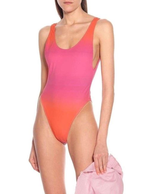 Jacquemus Pink Le Maillot Camerio Swimsuit