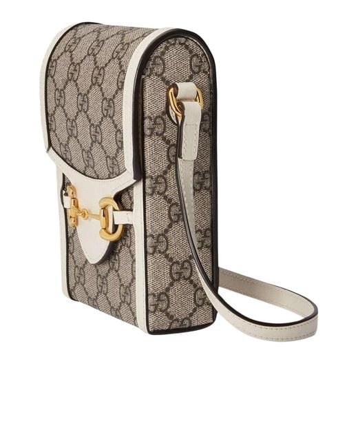 Gucci White Horsebit 1955 Mini Bag
