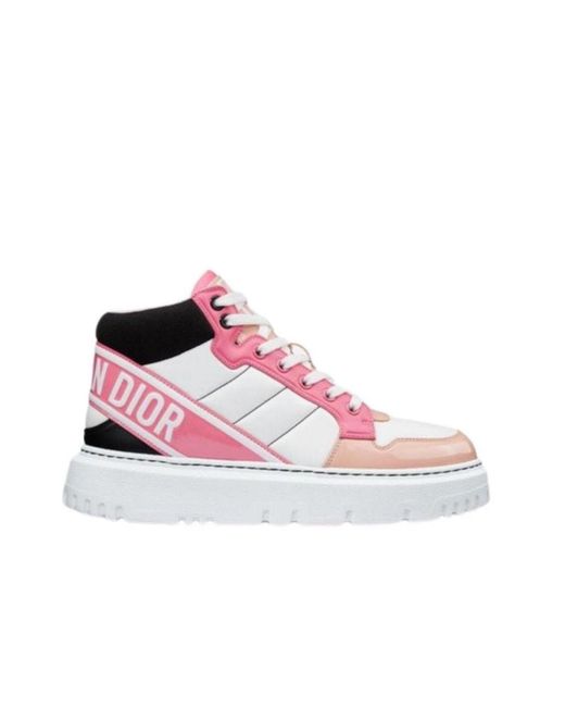 Dior Multicolor D-player Leather Sneakers