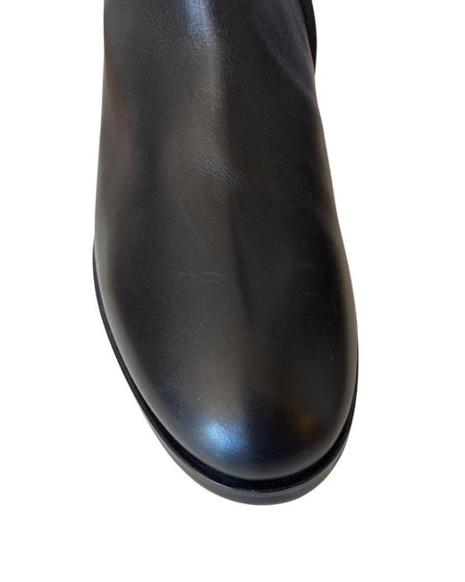 Alaïa Black Knee High Leather Boots