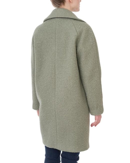 Emporio Armani Double-breasted Celadon Green Coat