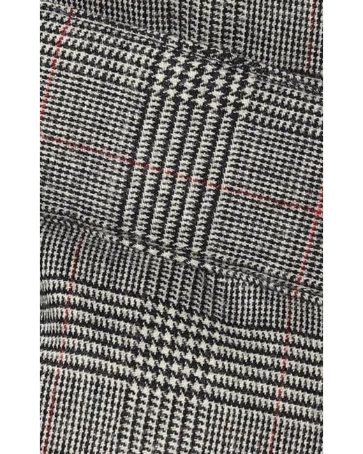 Alexandre Vauthier Gray Checked Stretch-wool Puffer Jacket
