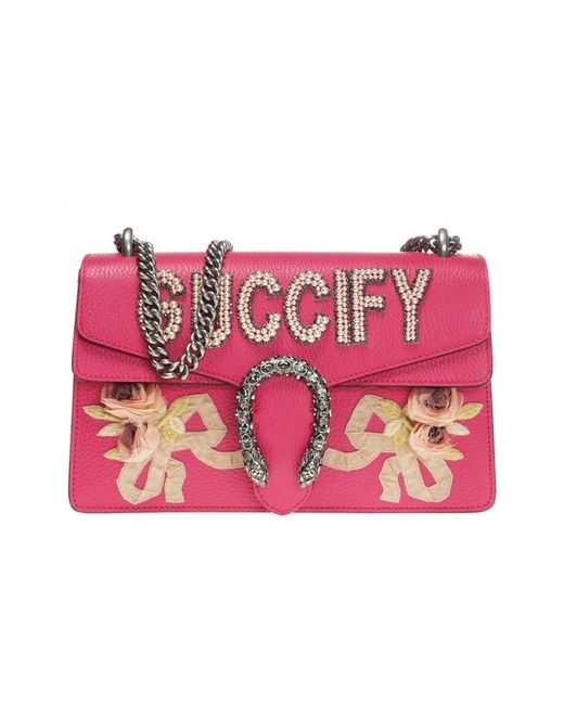 Gucci Pink Fy Dionysus Small Shoulder Bag It