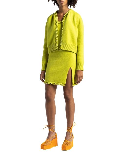 Bottega Veneta Orange Leather And Mesh Espadrilles