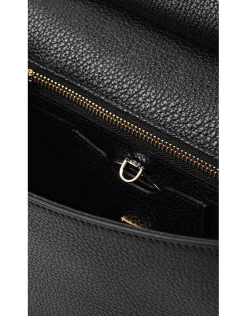 Dolce & Gabbana Black Sicily In Raffia Shoulder Leather Bag Us