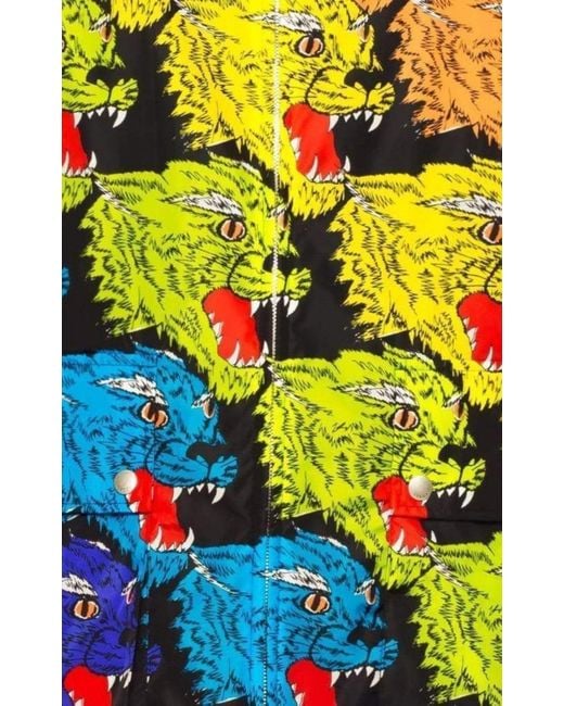 Gucci Multicolor Panther Face Nylon Jacket