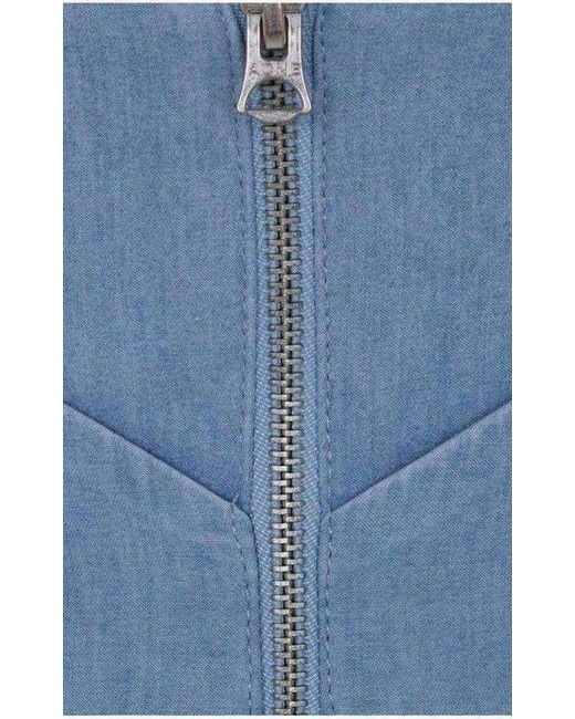 Acne Blue Boned Light Weight Denim Dress