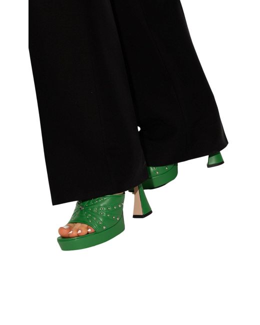 Gucci Green Charlotte Sandal: Sp. Platform Sandals For Ss23