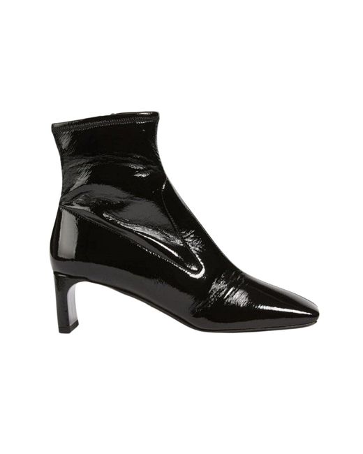 Prada Black Тechnical Patent Leather Ankle Boots