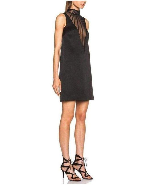 Christopher Kane Abstract Boning Black Dress