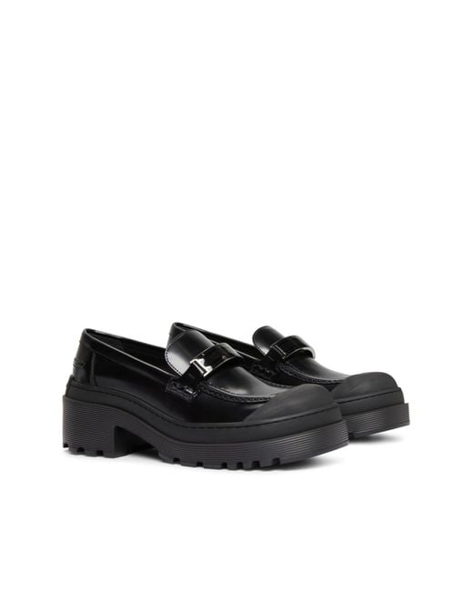 Dior Black Code Leather Loafer