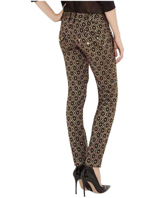 Balmain Metallic Jacquard Skinny Pants