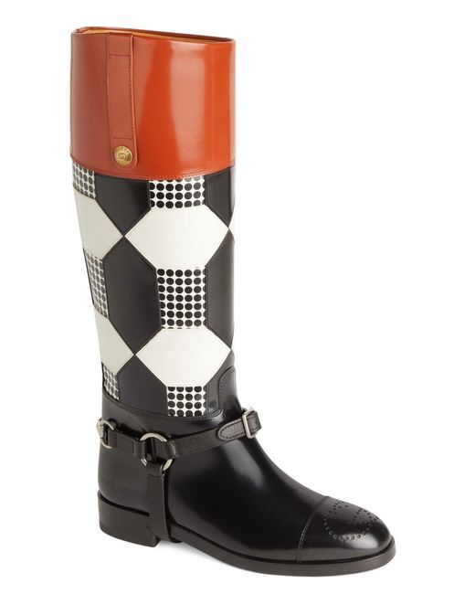 Gucci Brown Zelda Horsebit Harness Boot