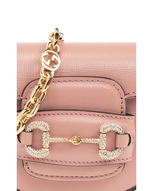 Gucci Pink Horsebit 1955 Belt Bag