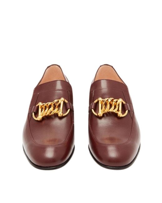Gucci Brown Ebal Horsebit Leather Loafers