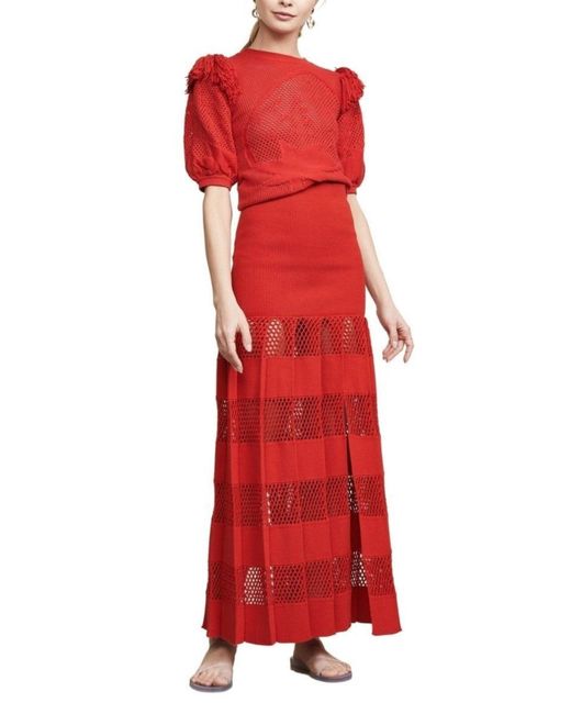 Sonia Rykiel Textured Stripe Skirt
