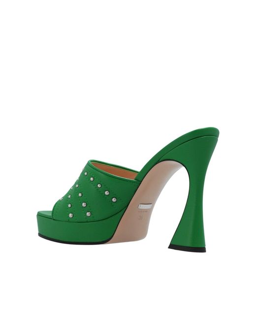 Gucci Green Charlotte Sandal: Sp. Platform Sandals For Ss23