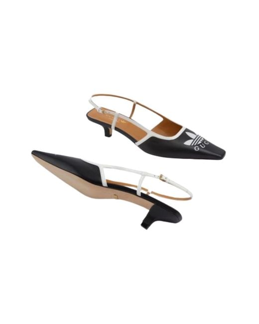 Gucci Brown X Adidas Slingback Pump