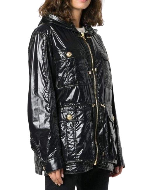 Balmain Black Multi-pocket Parka Jacket Fr 40 (us 10)