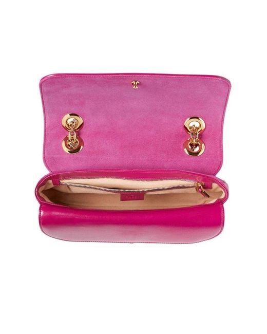 Gucci Pink Small Suede Shoulder Bag Mini