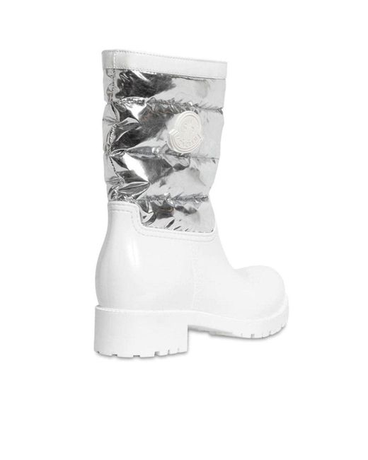 Moncler White Gisele Rain Boots It 41