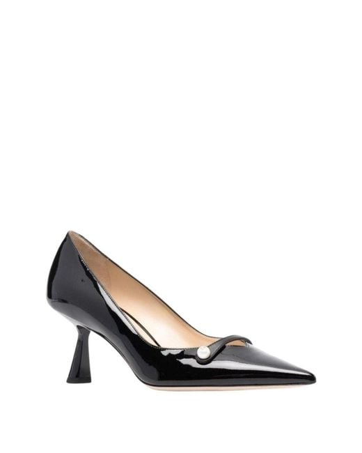 Jimmy Choo Blue Rosalia 65 Patentleather Pumps