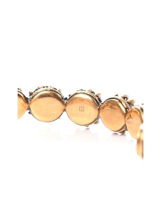 Gucci Metallic Metal Crystal Feline Cuff