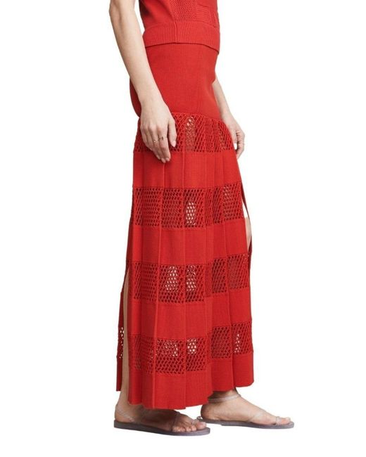 Sonia Rykiel Textured Stripe Skirt