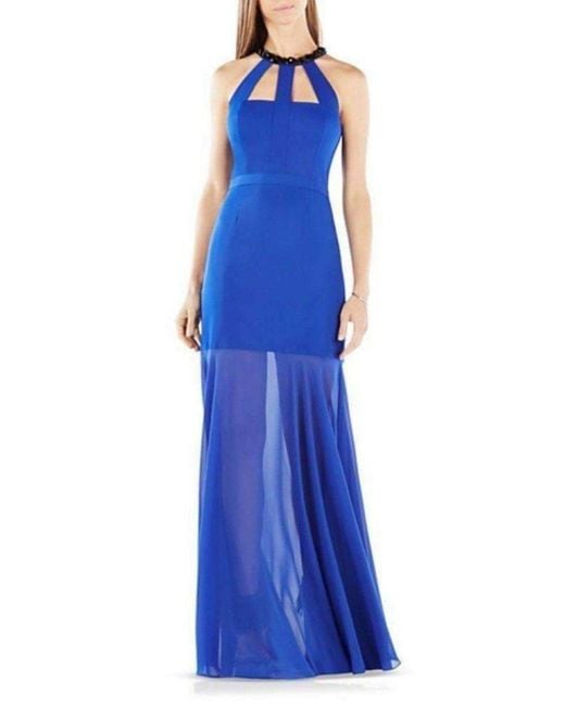 BCBGMAXAZRIA Leonora Royal Blue Gown