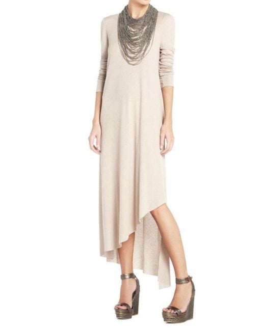 BCBGMAXAZRIA Gray Hematit Seed Bead Necklace