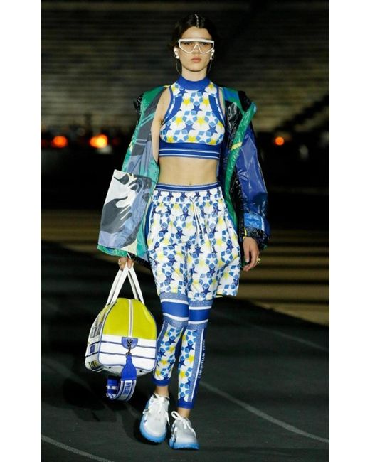 Dior Blue Id Leather Sneaker