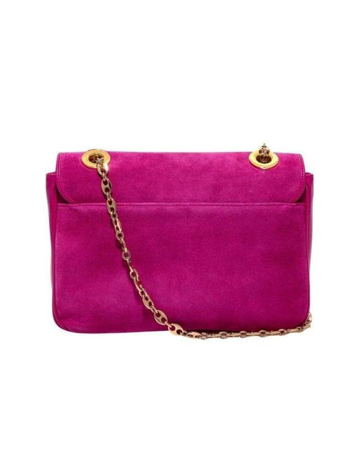 Gucci Pink Small Suede Shoulder Bag Mini
