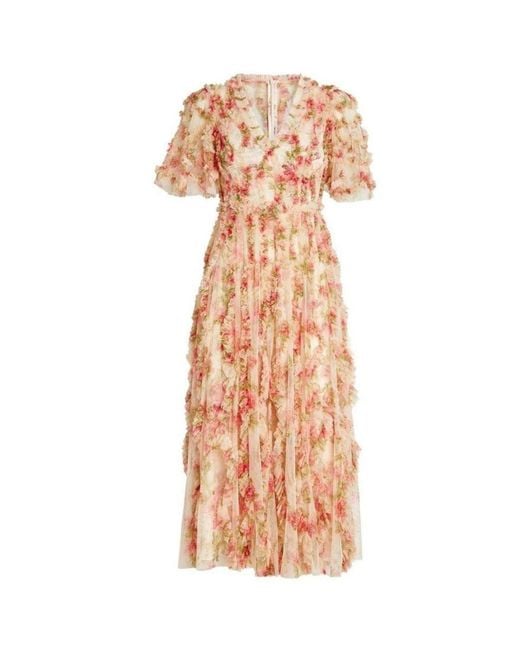 Needle & Thread Pink Waltzing Blooms Ballerina Dress