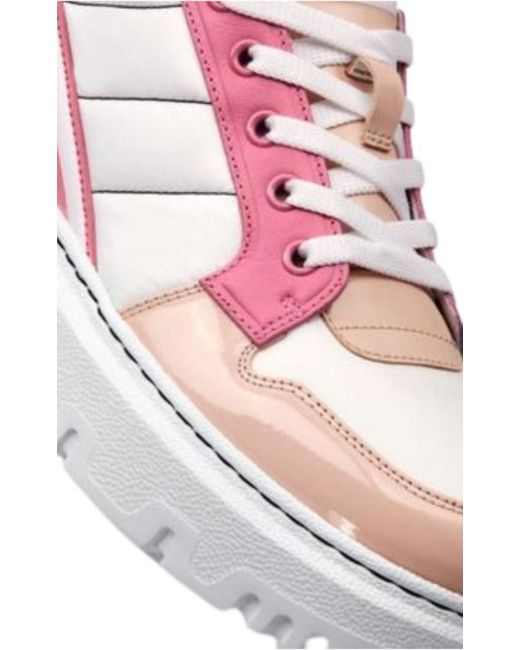 Dior Multicolor D-player Leather Sneakers