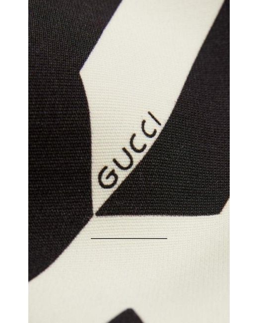 Gucci Black Houndstooth Mini Skirt