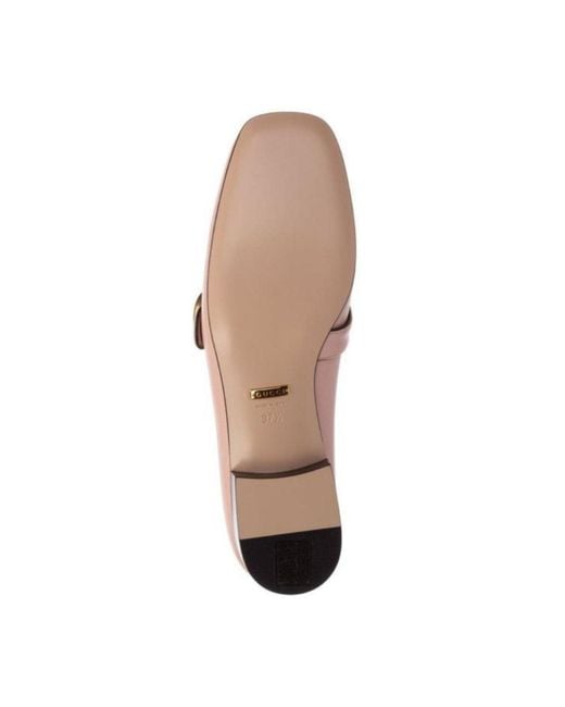 Gucci Pink Marmont 25mm Leather Loafers