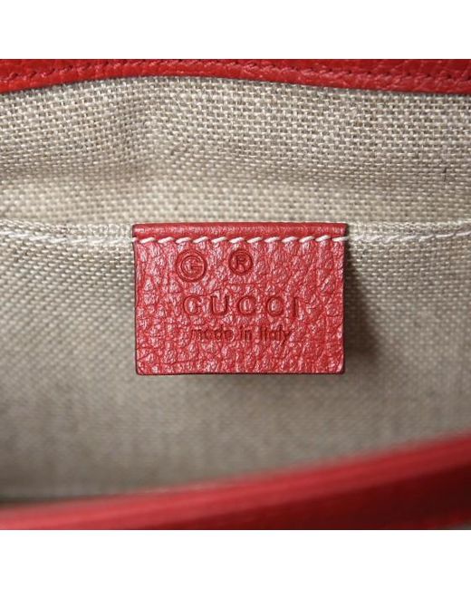 Gucci Marmont Red Leather Interlocking GG Crossbody Bag – Mills Jewelers &  Loan