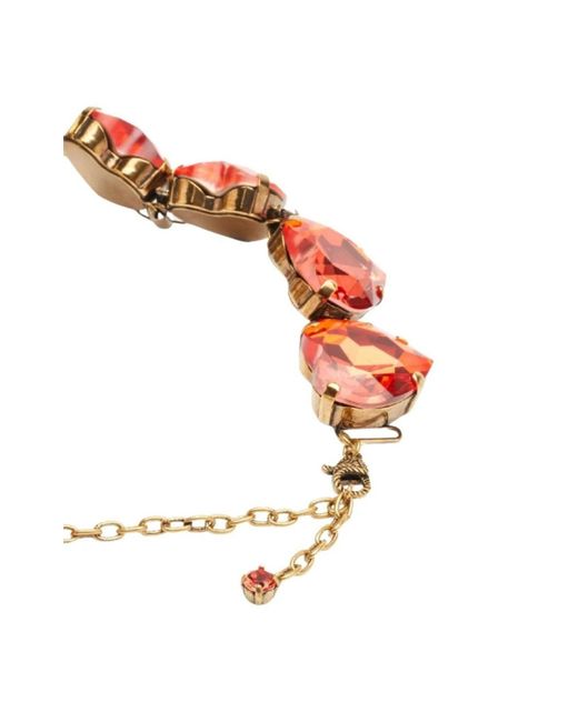 Gucci Multicolor GG And Heart Crystal-embellished Choker