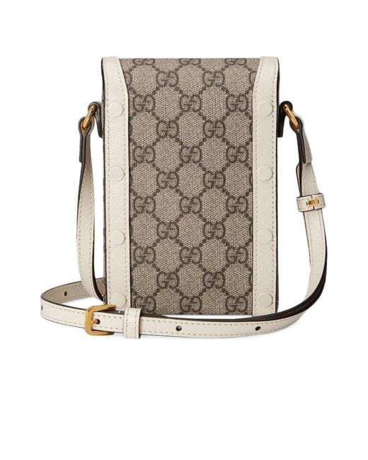 Gucci White Horsebit 1955 Mini Bag