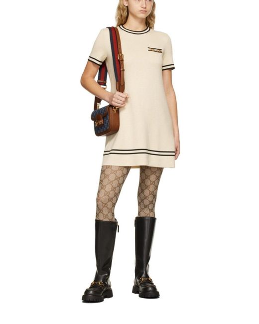 Gucci Black Horsebit Detail Knee-high Boots