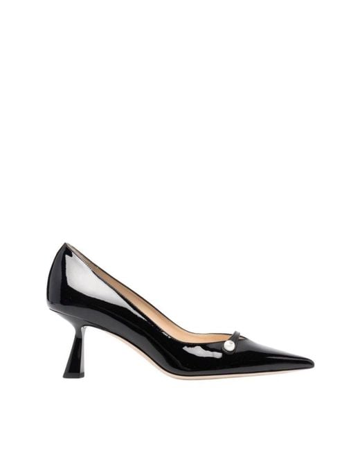 Jimmy Choo Blue Rosalia 65 Patentleather Pumps