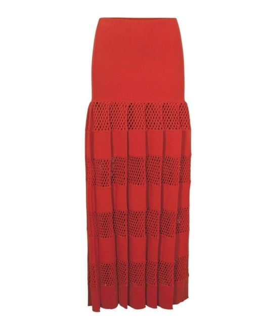 Sonia Rykiel Textured Stripe Skirt