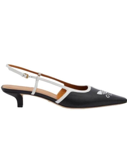 Gucci Brown X Adidas Slingback Pump