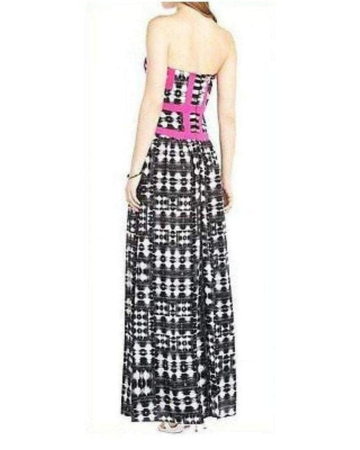 BCBGMAXAZRIA Multicolor Gracelyn Maxi Cocktail Dress