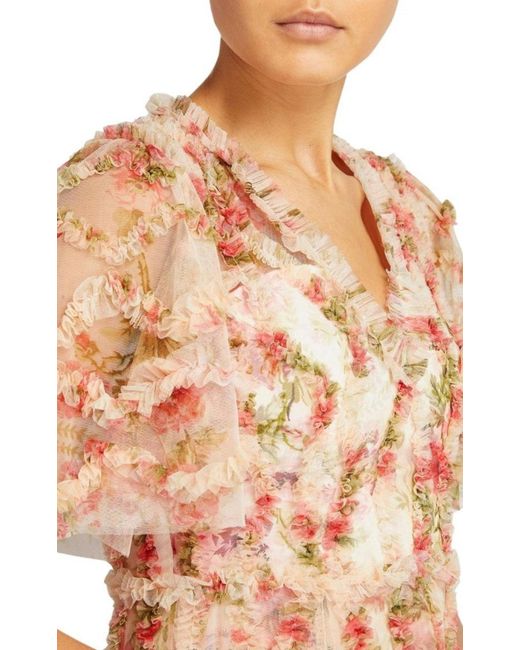 Needle & Thread Pink Waltzing Blooms Ballerina Dress