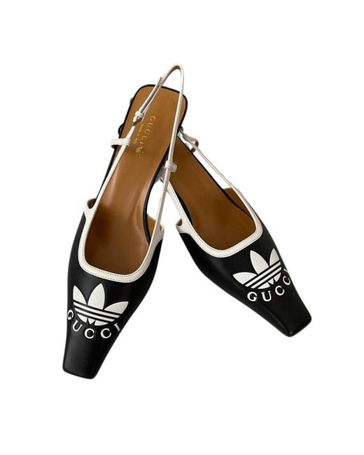 Gucci Brown X Adidas Slingback Pump