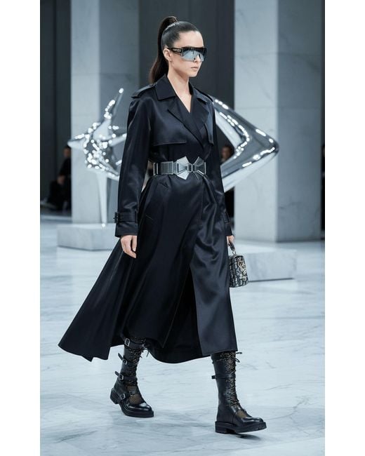 Dior Anger Black Technical Fabric Boots