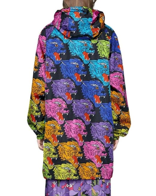 Gucci Multicolor Panther Face Nylon Jacket