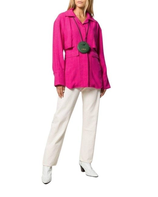 Jacquemus La Chemise Monceau Pink Layered Jacket