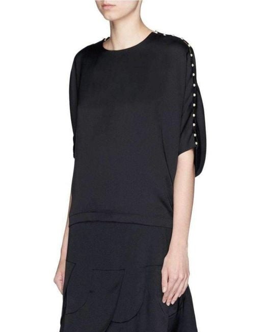 Chloé Black Silk Shirt